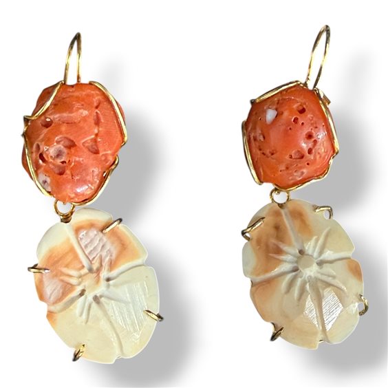 Pendientes Mandile 1922 Mujer Cammei  in Plata Conchiglia 2MORCM43D - 2MORCM43D